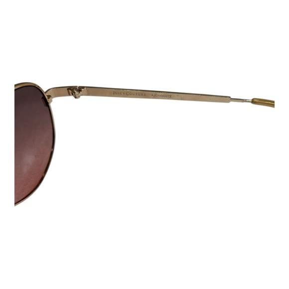 Juicy Couture Pink Aviator Sunglasses Gold with Pink Lenses - Picture 5 of 8
